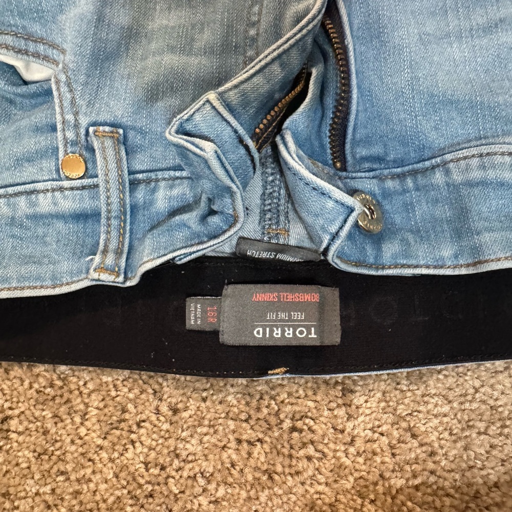 TORRID Denim Blue Skinny Jeans